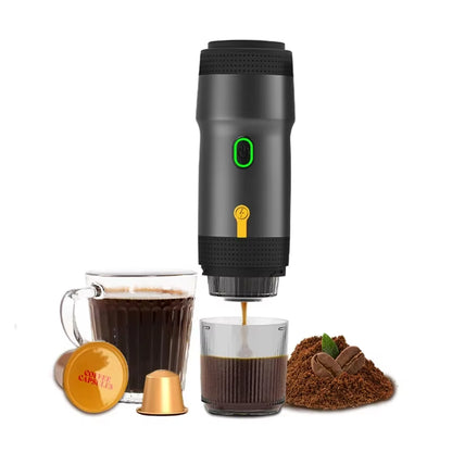 Xiaomi Wireless Electric Portable Espresso Coffee Machine for Car & Home Camping Coffee Maker 3-In-1 Capsule Powder Travel Coffe