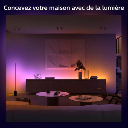 White & Color Ambiance, Ruban LED Couleur Intérieur, V4, Base, Extensible, Bande Led RGB Avec Bluetooth, Compatible Avec Alexa, Google Assistant Et Apple Homekit