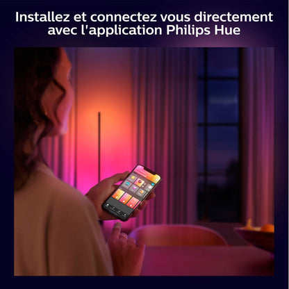 White & Color Ambiance, Ruban LED Couleur Intérieur, V4, Base, Extensible, Bande Led RGB Avec Bluetooth, Compatible Avec Alexa, Google Assistant Et Apple Homekit