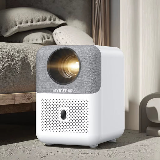 BYINTEK LOVE U4 Dust-Proof Smart WIFI 3D LCD Video Android IPTV LED Home Theater 4K Projectors with Fabric Art 1080P Smart Mini