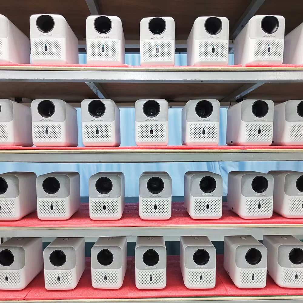 BYINTEK LOVE U4 Dust-Proof Smart WIFI 3D LCD Video Android IPTV LED Home Theater 4K Projectors with Fabric Art 1080P Smart Mini